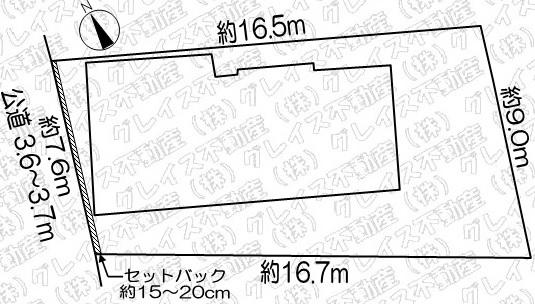 豊明市国道1号線南側 構造:木・鉄筋コンクリート造土地面積:136.69平米 ( 41.34坪 ) 建物面積:100.63平米 ( 30.44坪 )