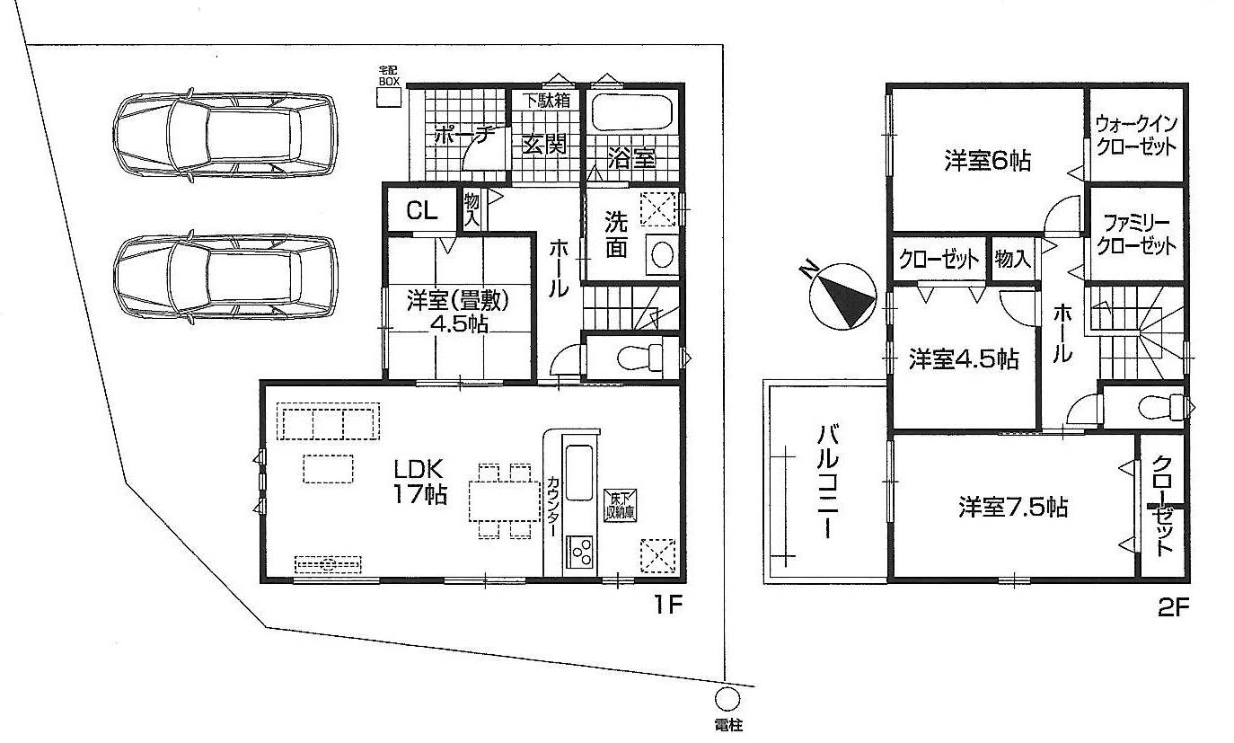 豊明市国道1号線南側 構造:木造土地面積:124.25平米 ( 37.58坪 ) 建物面積:101.25平米 ( 30.62坪 )