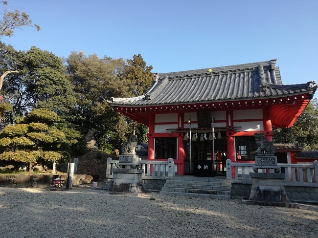 高鴨神社お社（豊明市）