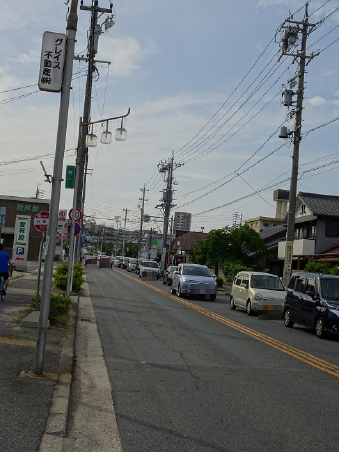 渋滞（豊明市三崎町）