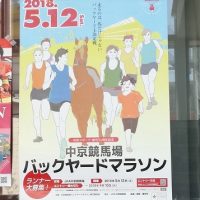 中京競馬場で行われるバックヤードマラソン