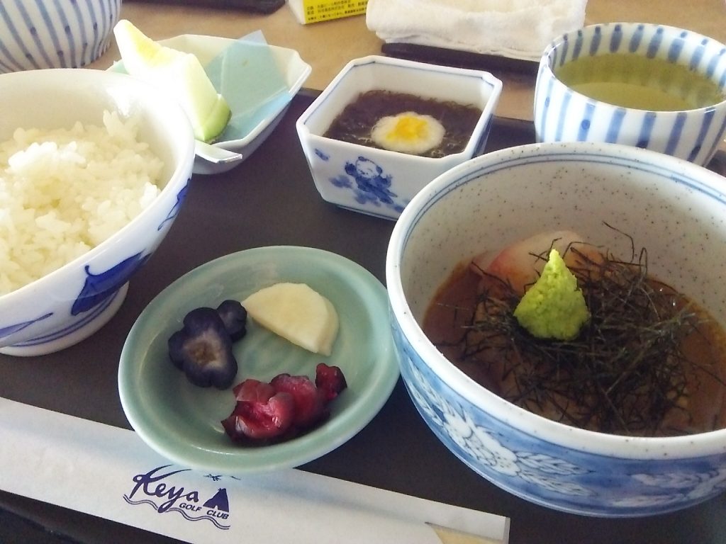 芥屋の鯛茶漬け