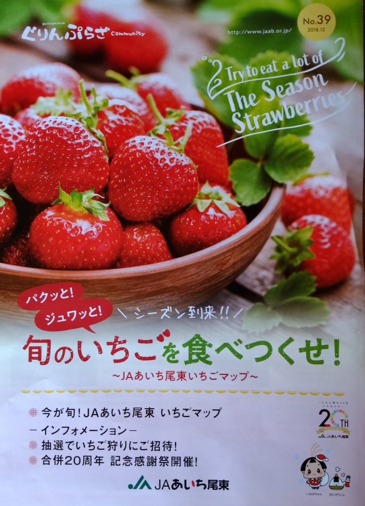 豊明市内のいちご直売所のご紹介(JAあいち尾東さんより) - グレイス