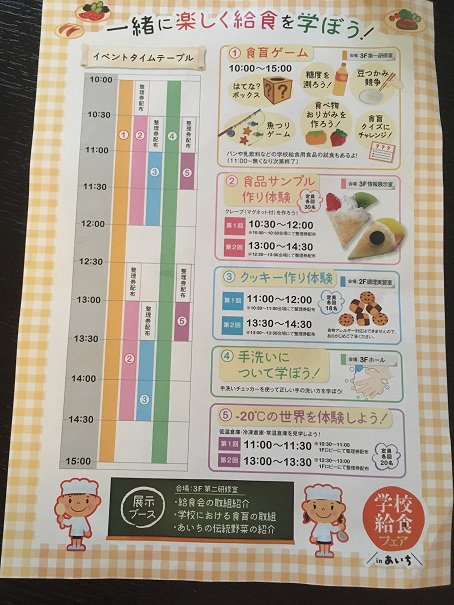 学校給食フェア　ｉｎあいち