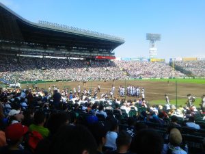 甲子園一塁側