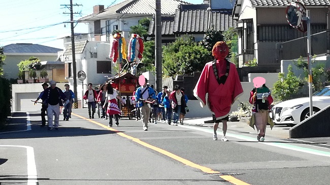 豊明市三崎町高鴨秋祭り