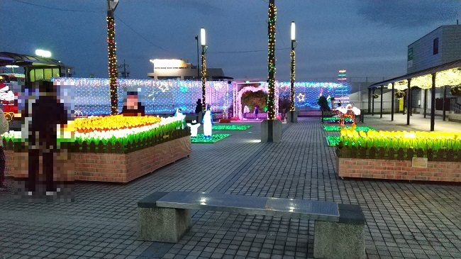 前後駅イルミネーション2022