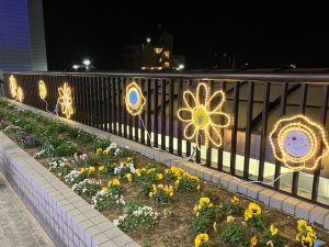 前後駅　イルミ