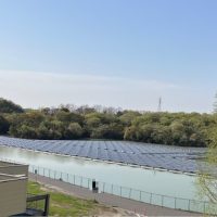 藤田医科大学　水上設置型太陽光発電設備