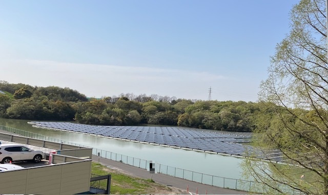 藤田医科大学　水上設置型太陽光発電設備